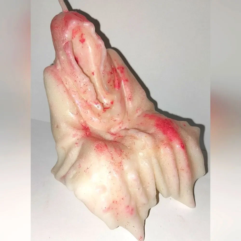 Hand crafted limited edition Grim reaper candle